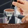 Espresso Kaffeerührer Kaffeerührwerkzeuge Nadelstil Espressoverteilung mit Ständer Metallmaterial für Kaffee