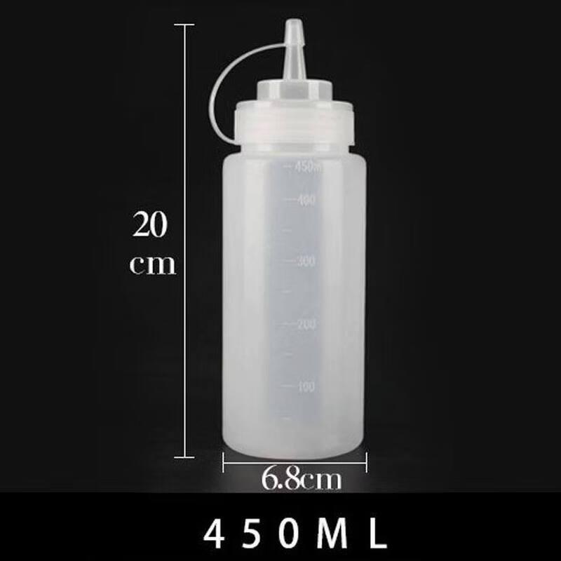

ZISIZ Large Capacity Transparent Silicone Bottle