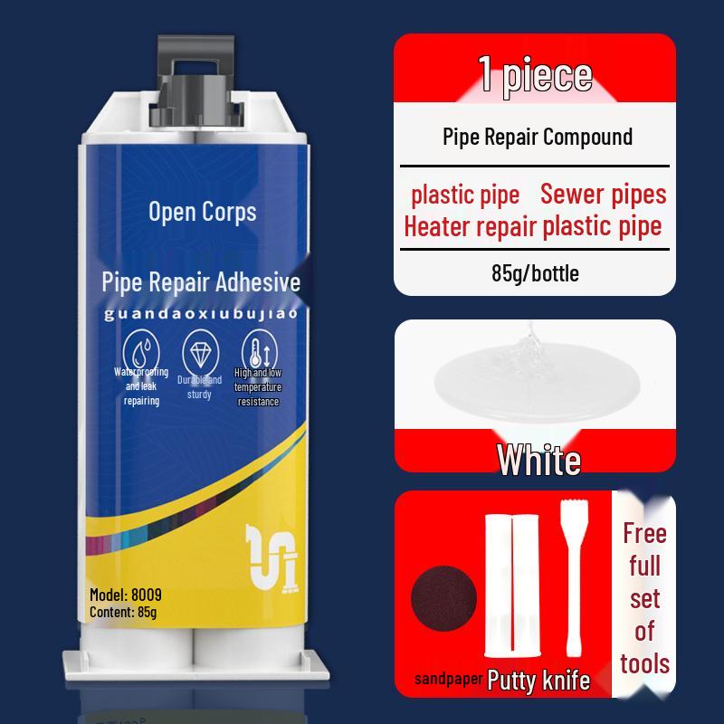 Mehrflächenrohrleck-Reparaturkleber für Metall, Kunststoff, PVC und Gusseisen