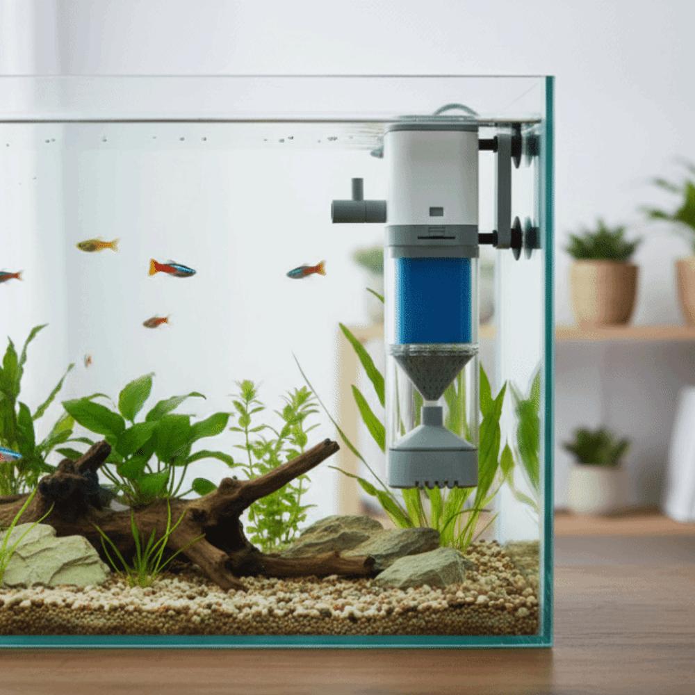 Energy Saving Fish Tank Submersible Filter Removable Fish Stool Filter Collector  Aquarium