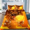 Cartoon Cover Pillowcase Bedding Set  D-DigimonS Greymons Adult Boy Girl Bedroom Decoration Children Single Double Large Size