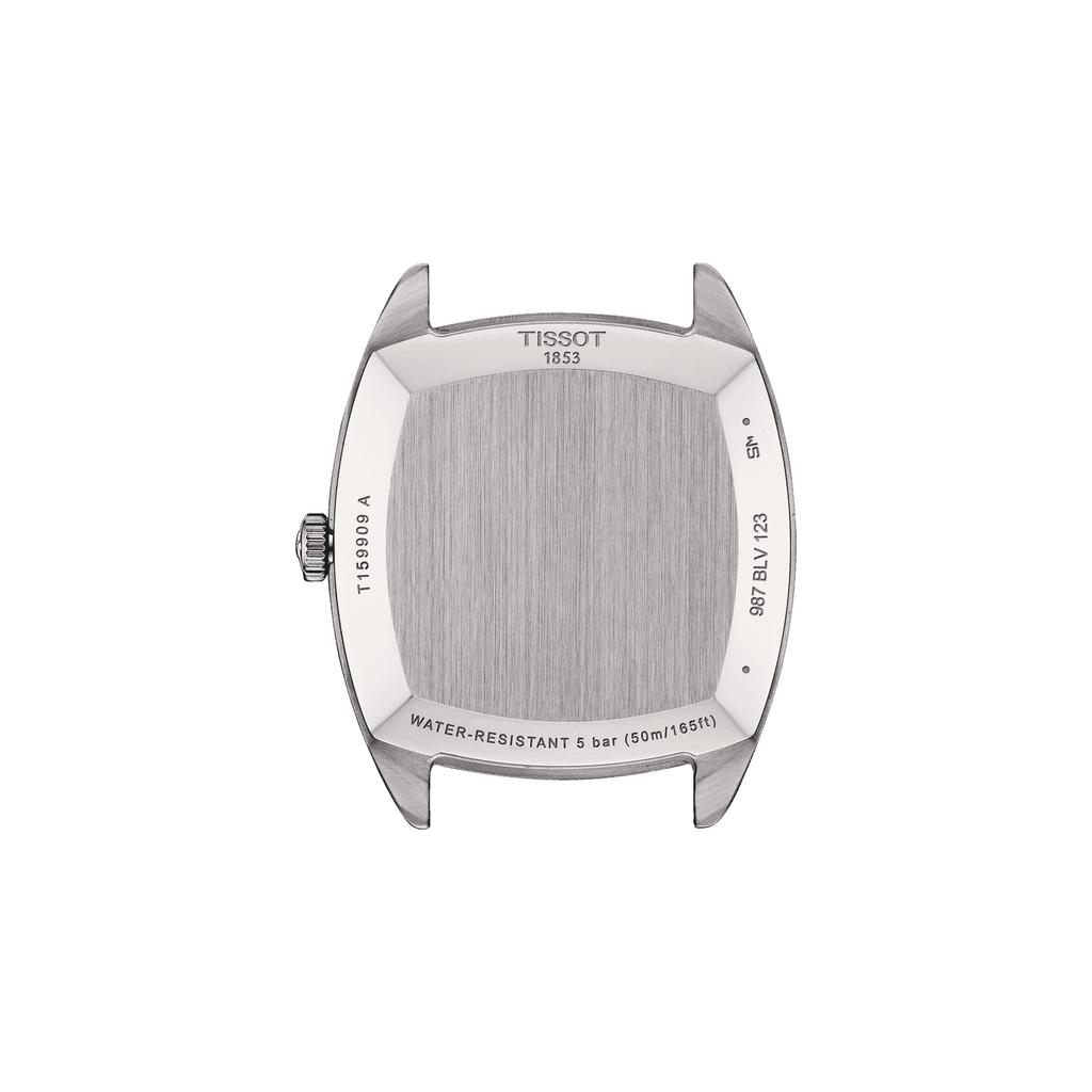 Tissot Leather Strap Silver Dial Men's Fashion Watch T159.909.16.031.00