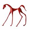 Alloy Horse Decor Statue Modern Geometric Figurine Contemporary for Display Shelf, Hotel