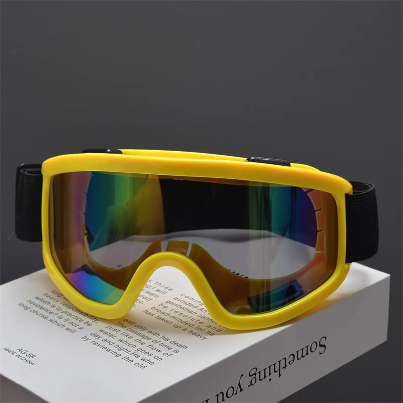 Unisex Skiing and Mountaineering Goggles: Windproof Anti-Glare Glasses for Outdoor Sports