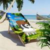 We Bare Bears Print Beach Towel, Large Soft Quick Dry Towel for Beach Camping Swimming