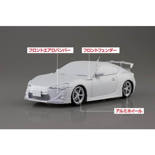 Aoshima Bunka Kyozai (AOSHIMA) MF Ghost No.4 Katagiri Natsumu ZN6 Toyota 86 Volume 14 Seaside Double Lane Specification 1/24 Scale Plastic Model (Auto