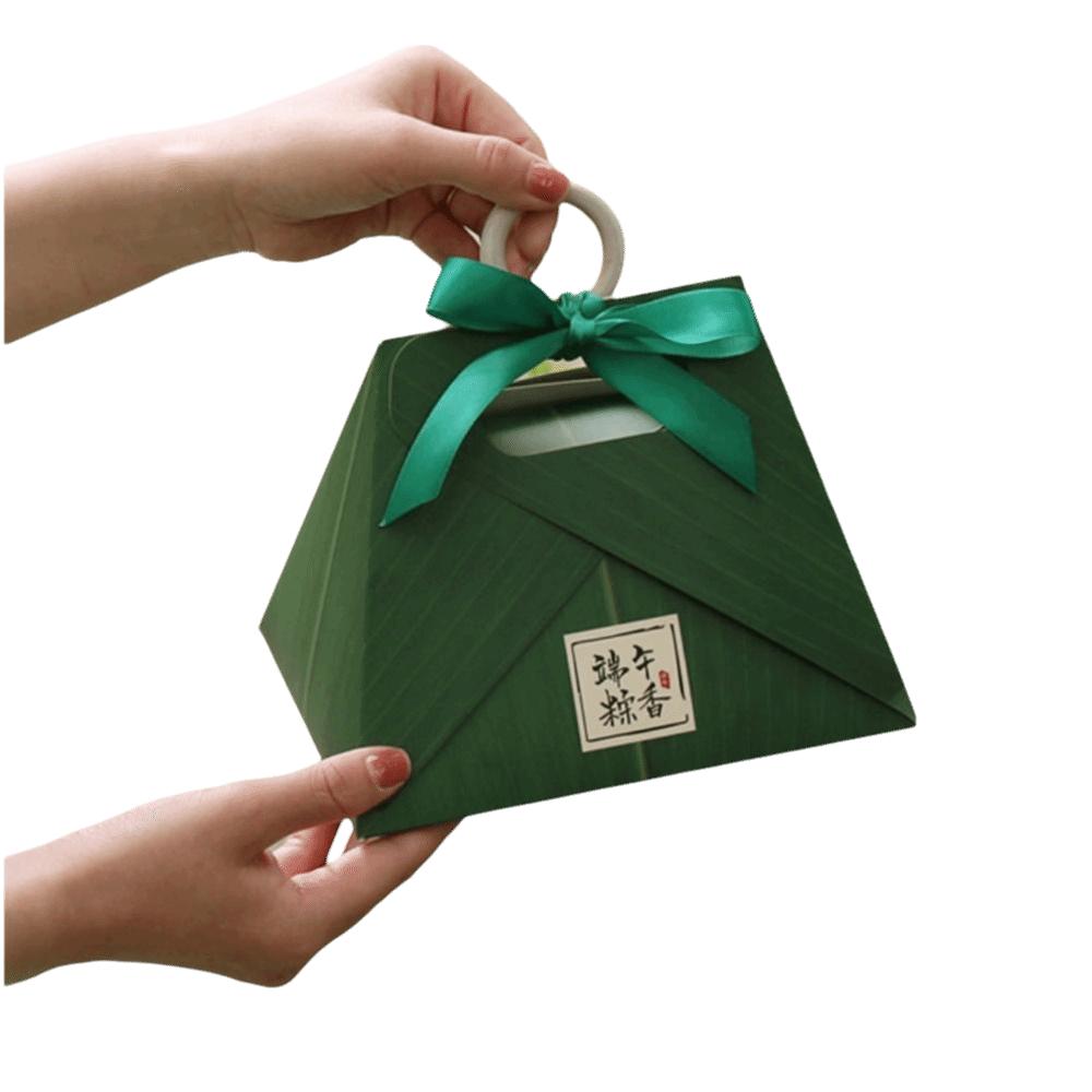 Portable Dragon Boat Festival Gift Box Handheld Luxury Gift Box Portable Gift Bag  Hotel Festival