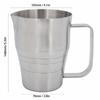 Silver Milk Frother Pitcher Stainless Steel Milk Steaming Pitcher Milk Frothing Cup  Latte Art