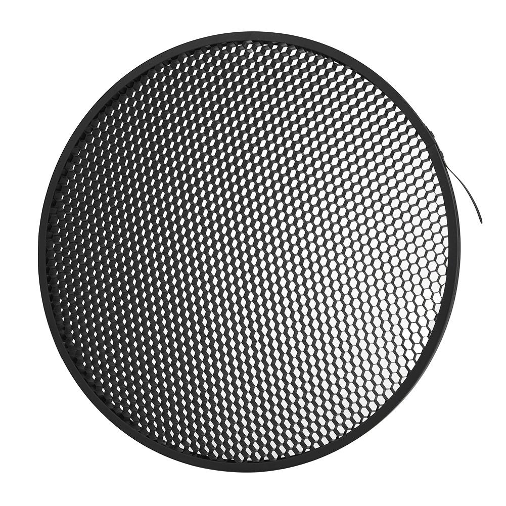 NiceFoto Mini 300mm 60 degrees Photographic Video Flash Light Mesh Grille Cover Equipment