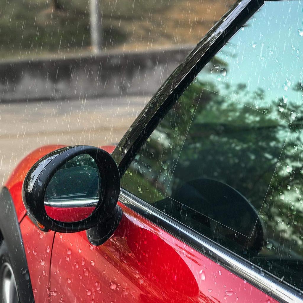 8 Pieces Car Rearview Mirror Film, Anti Fog Glare Rainproof Waterproof Mirror HD Clear Nano Coating Car Film, Protective Sticker for Rear View
