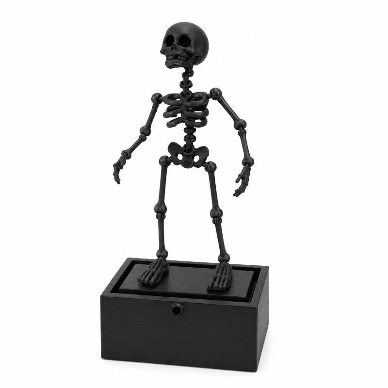 1 Stück Skelett Aquarium Dekoration 3D Gedrucktes Tanzendes Skelett Aquarium Sprudler Ornament Luftbetrieben Bewegliches Skelett Halloween Dekoration