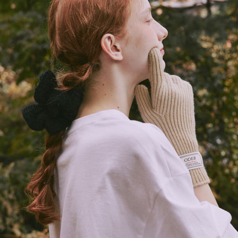 ODER Colormix Knit Scrunchie-4color