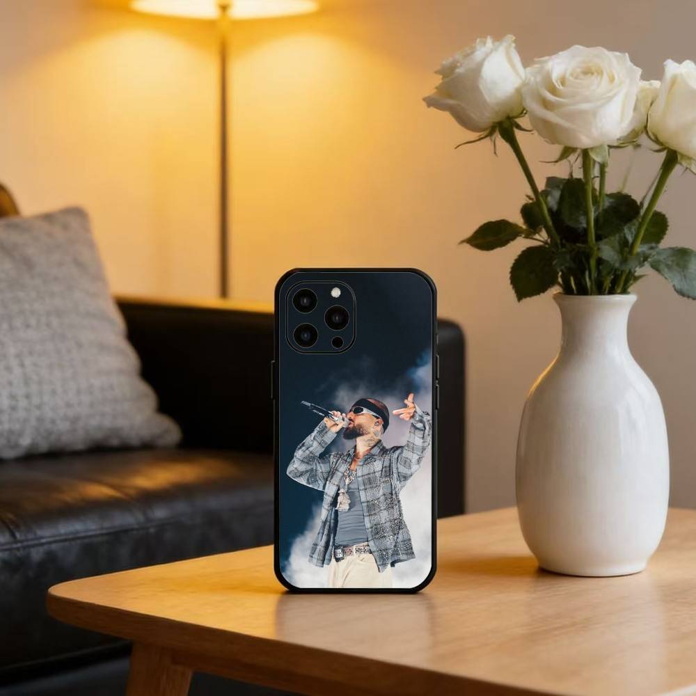 S-Singer M-MaLuMa-a Handyhülle Für iPhone 17 16 15 14 13 12 Max Plus Silikon Schwarze Hülle