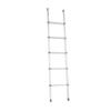 59.84in RV Bed Ladder Aluminum Alloy 5 Steps Slip Proof Removable Ladder with Safety Handrail for Motorhome Trailer