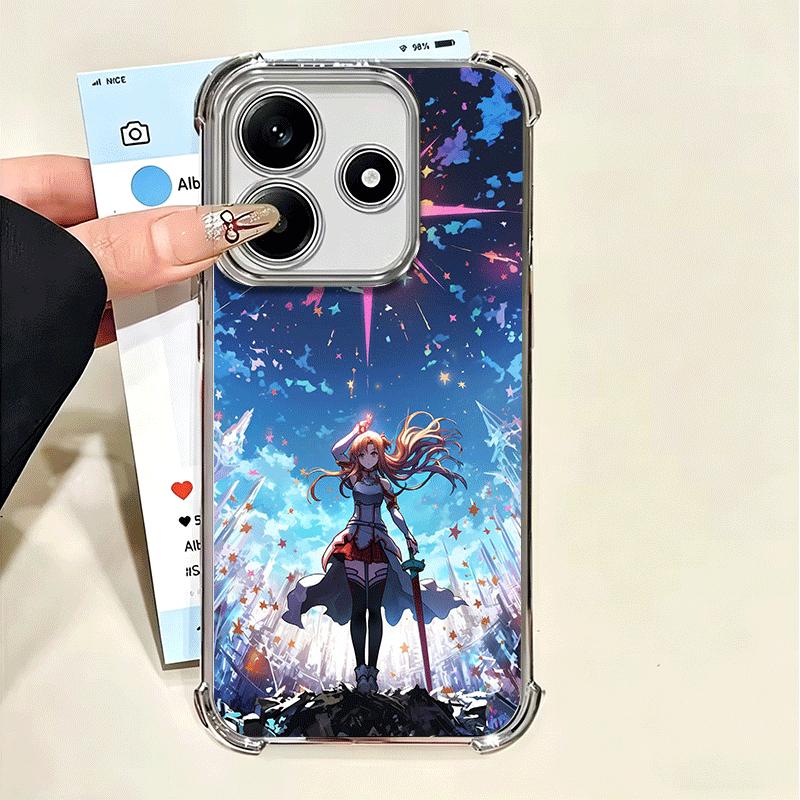 Sword Art Online Yuuki Asuna Weiche Handyhülle Für Xiaomi Poco X7 X8 Pro Max X6 X5 X3 F8 Ultra F7 M8 M7 M5S Redmi 15C 15A 15 14C 1