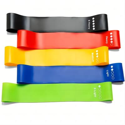 Bandas Elásticas de Fitness para Yoga, Deporte, Ejercicio, Ideales para el Hogar, 5 Niveles Diferentes, Bandas de Resistencia, Pilates, Equipo de Entrenamiento Crossfit