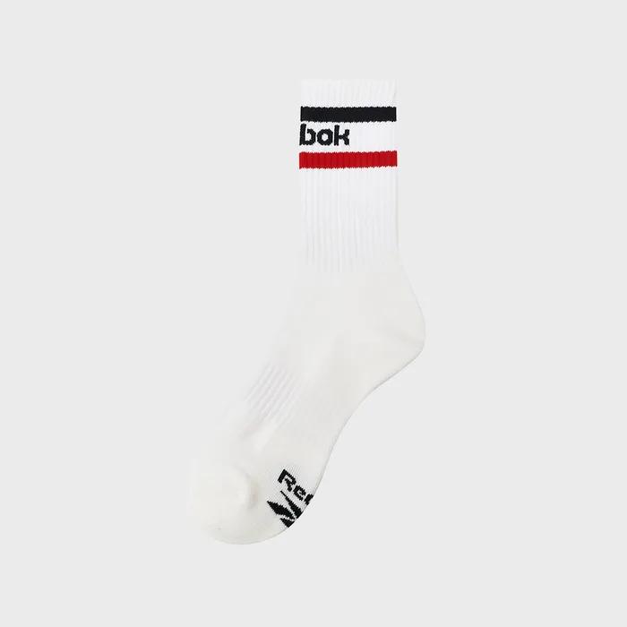 Logo Mix Crew Socks 3-Pack - White