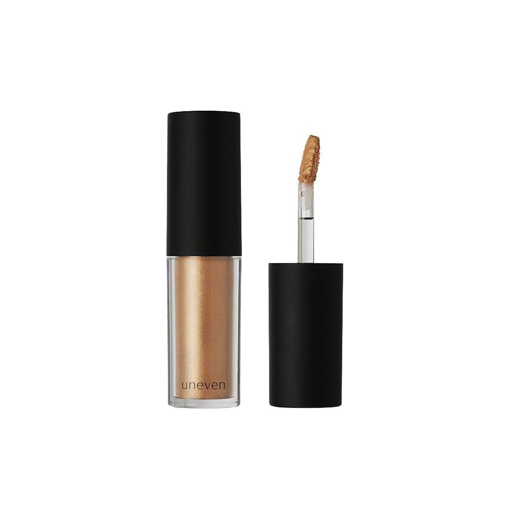 Uneven Liquid Eyeshadow Eye Makeup for Women Official [Aniven] (Gold)