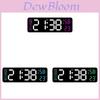 Modern Minimalist Digital Alarm Clock With Led Display And Temperature For Home Office Decor