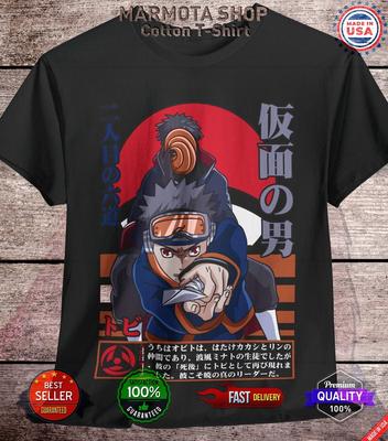 Obito Uchiha T-Shirt Naruto Shippuden Itachi Akatsuki Anime Unisex T-Shirt