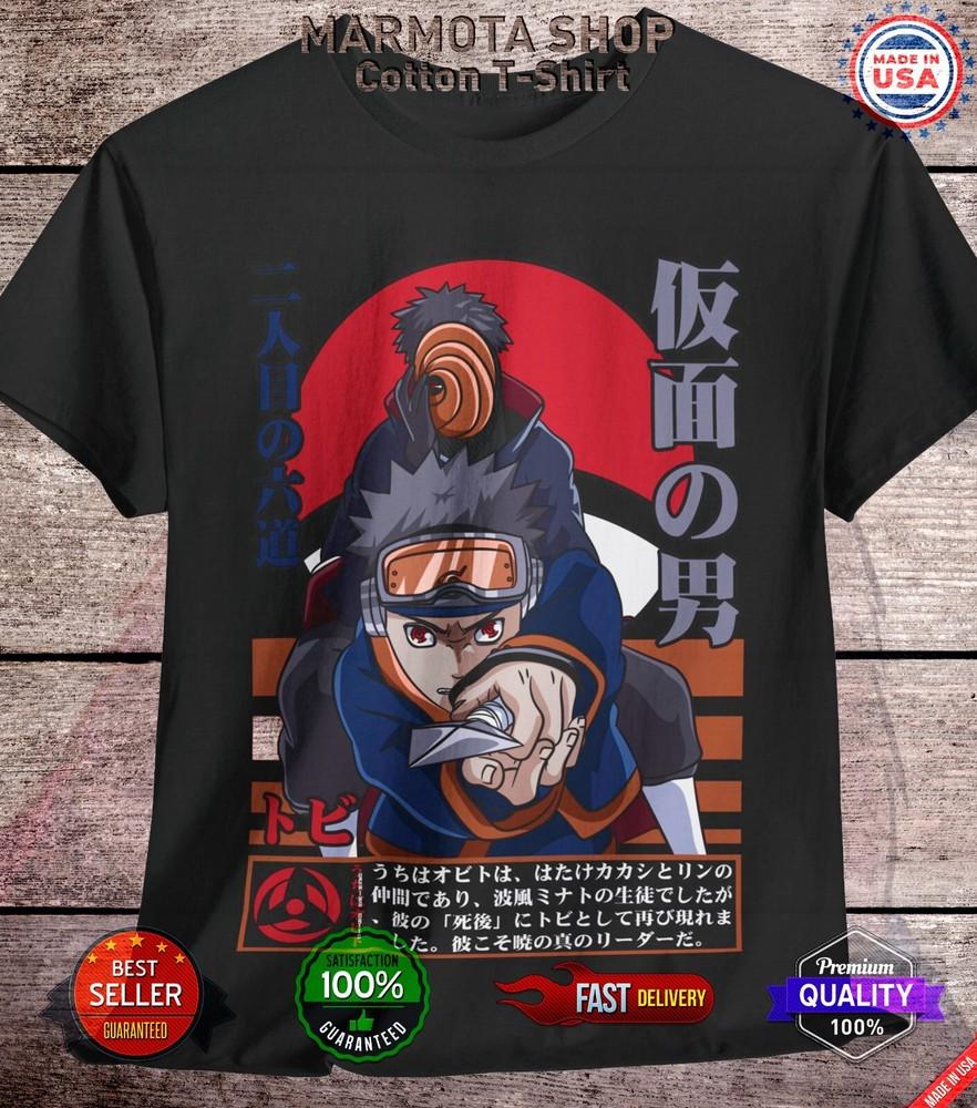 

Футболка Обито Учиха Наруто Шиппуден Итачи Акацуки Аниме Унисекс Футболка 2XL