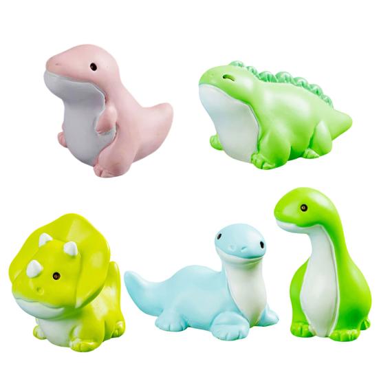Micro Landscape Ornament Mini Dinosaur Resin Figurines Forest Theme Miniature Decor