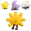 Cute Starry Sky Series Plush Toy Cushions With Soft Fluffy Clouds And Stars