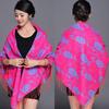 Women S Vintage Ethnic Floral Faux Cashmere Scarf Warm Large Shawl