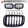 Front Grille Grill Cover Strips Clip Trim For BMW X5 E70 Accessories 2008-2013