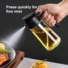 1pc Leak-Proof Olive Oil Spray Bottle - Dual-Use Plastic Dispenser with Fine Mist & Pour Spout, Ideal for Salads, BBQ & Cooking, Easy Hand-Wash MIT