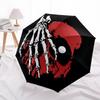 1pc Skeletal Hands Automatic Open/Close Umbrella, Portable Folding Umbrella, Compact Travel Umbrella For121