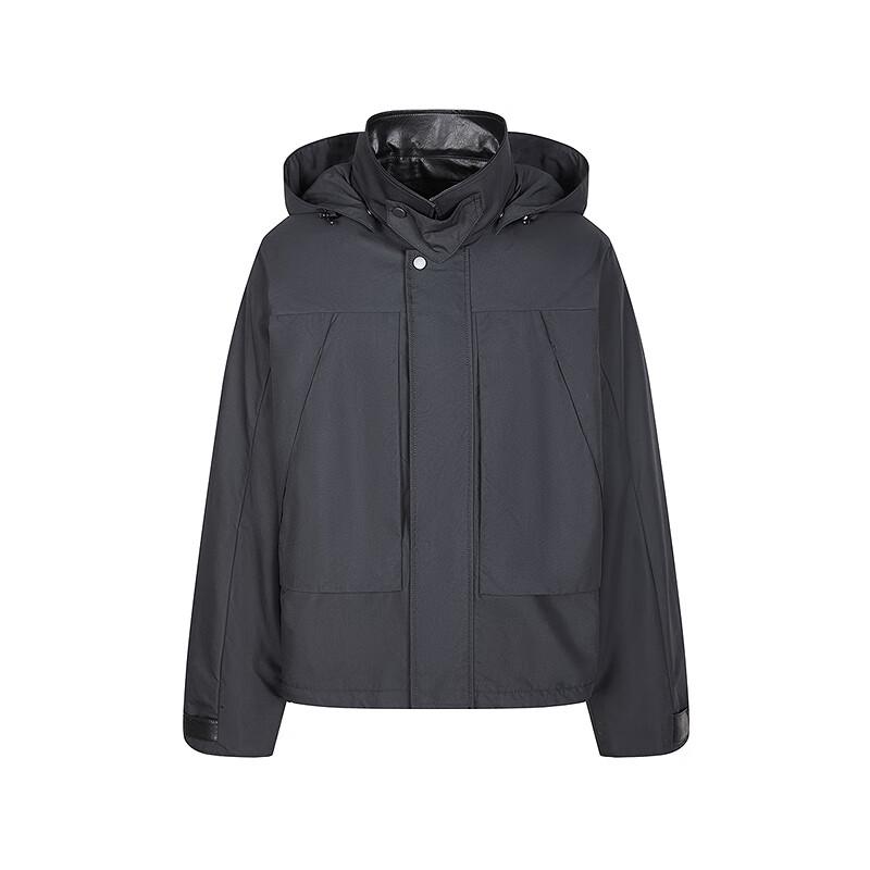 CROQUIS Men's 2025 Spring Short Hooded Work Jacket 9P1610930