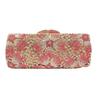 Borsa da Festa Lusso Multi Fiore Cristallo Donna Regalo Sposa Pochette Strass Borsa Marca Floreale Diamante Borse da Sera