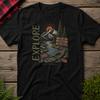 Explore Mountain River — 'Go Far, Live Wild, Stay Curious' Outdoor Tee