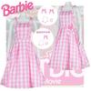 2023 Summer Season Barbie Cosplay Dress With Tight Polyester Fabric