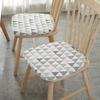 Non-Slip Breathable Dining Cushion Machine Washable Living Room Kitchen Chair Seat Mat Super Soft Hip Protective Cotton Linen Seat Cushion Household