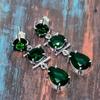 Chrome Diopside Gemstone Handmade925 Sterling Silver Jewelry Earring For Memorial Day