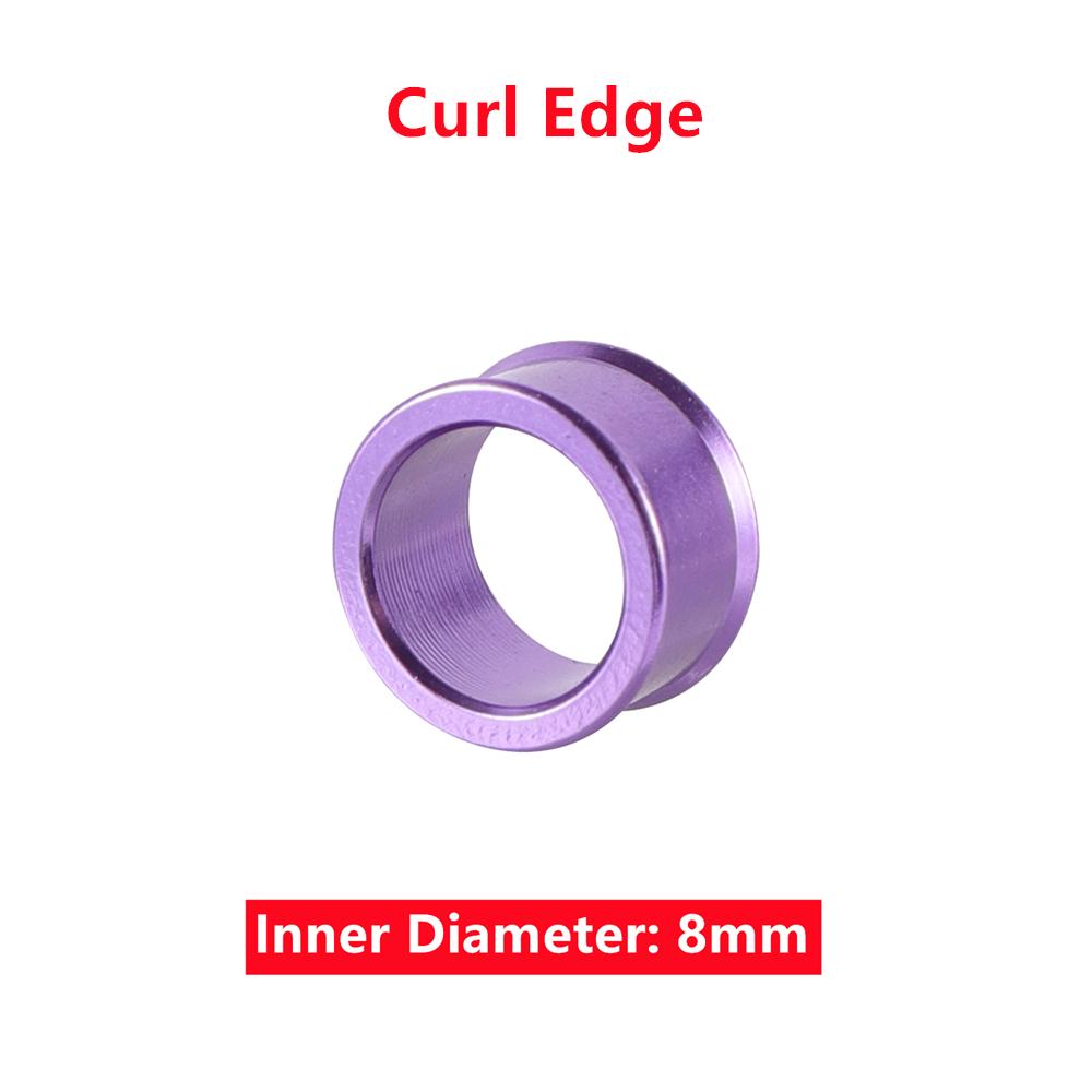 Bird Aluminum Straight/Curl Edge Foot Ring ID8mm ID10mm High 6mm Pigeon Outdoor Flying Training Identification Leg Ring 120Pcs
