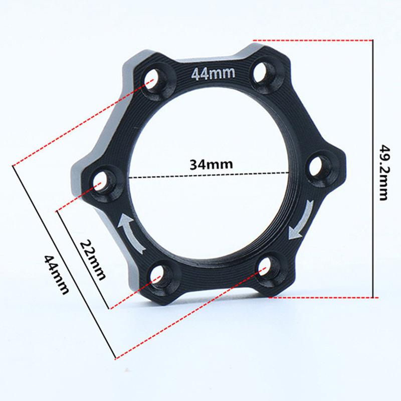 Screw Bicycle Flange Adapter Threaded Brake Disc Aluminum Alloy Rotors