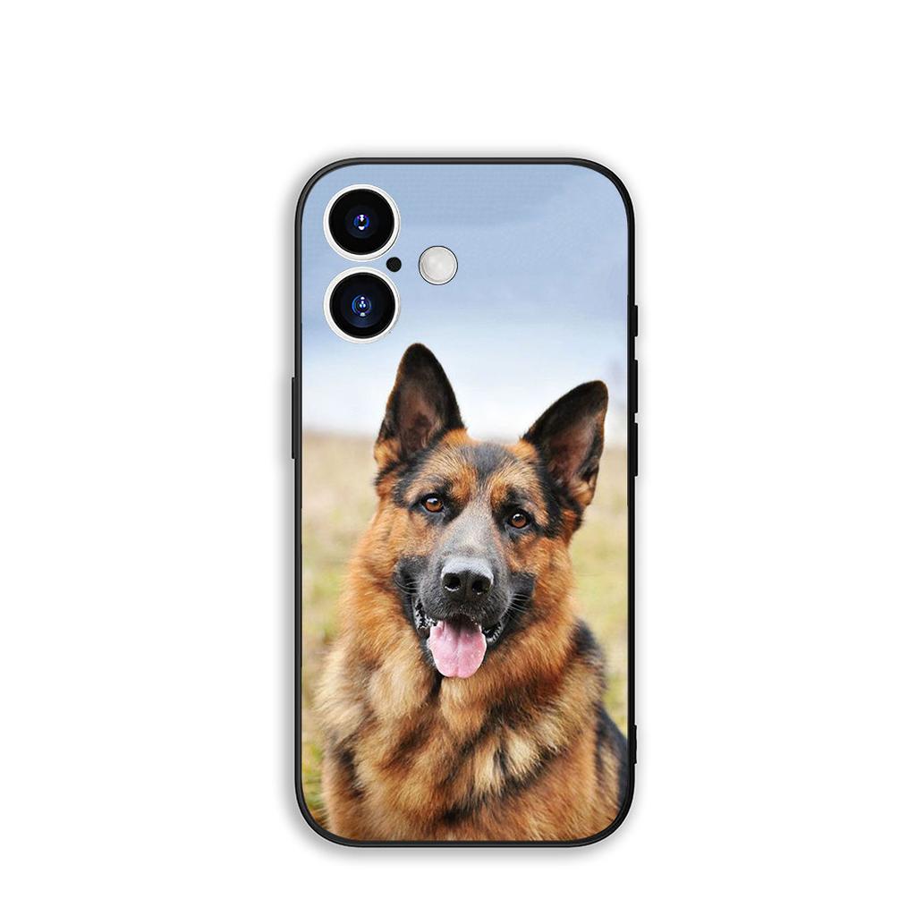 Phone Cover German Shepherd Lovely Dog Casing for Apple iPhone 16 15 14 Plus 13 12 Mini 17 Pro Max + ProMax 16E Air 15+ Case