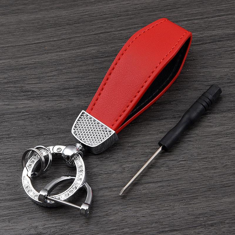 Sleek Car Keychain Pendant for Men & Women - Creative Keyring Waist Hanging Ornament Gift