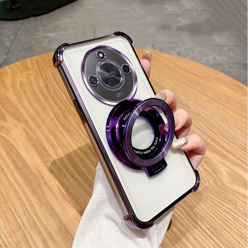 Nárazuvzdorný magnetický držák pro Magsafe pouzdro pro Honor Magic6 Magic5 Magic4 Magic 6 5 4 Lite Pro X9B X9A s krytem se stojánkem