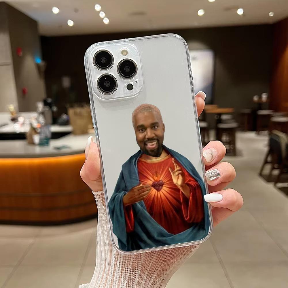 

Funny Kanye Wests Ye Phone Case for Iphone 11 12 13 14 15 16 Pro Max SE 7 8 Plus Mini X XS XR Soft Shockproof Funda iPhone 13 Mini