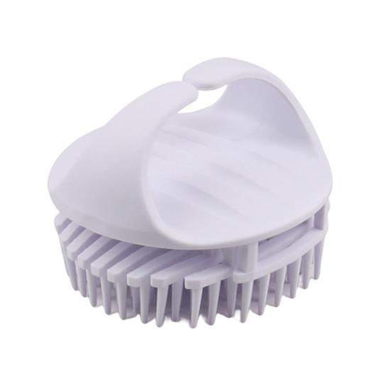 Massage Comb Hollow Design Scalp Comfortable Handle Compact Hair Shampoo Washing Brush Salon Supply