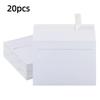 20pcs Blank Kraft Envelopes Sealing Pe Greeting Card Vintage Kraft Paper Postcard  Gift Packaging