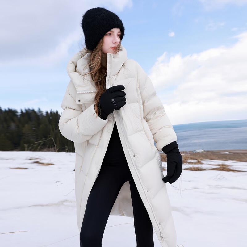 

Sancai 2025 Зимняя водонепроницаемая длинная стеганая куртка с пухом S