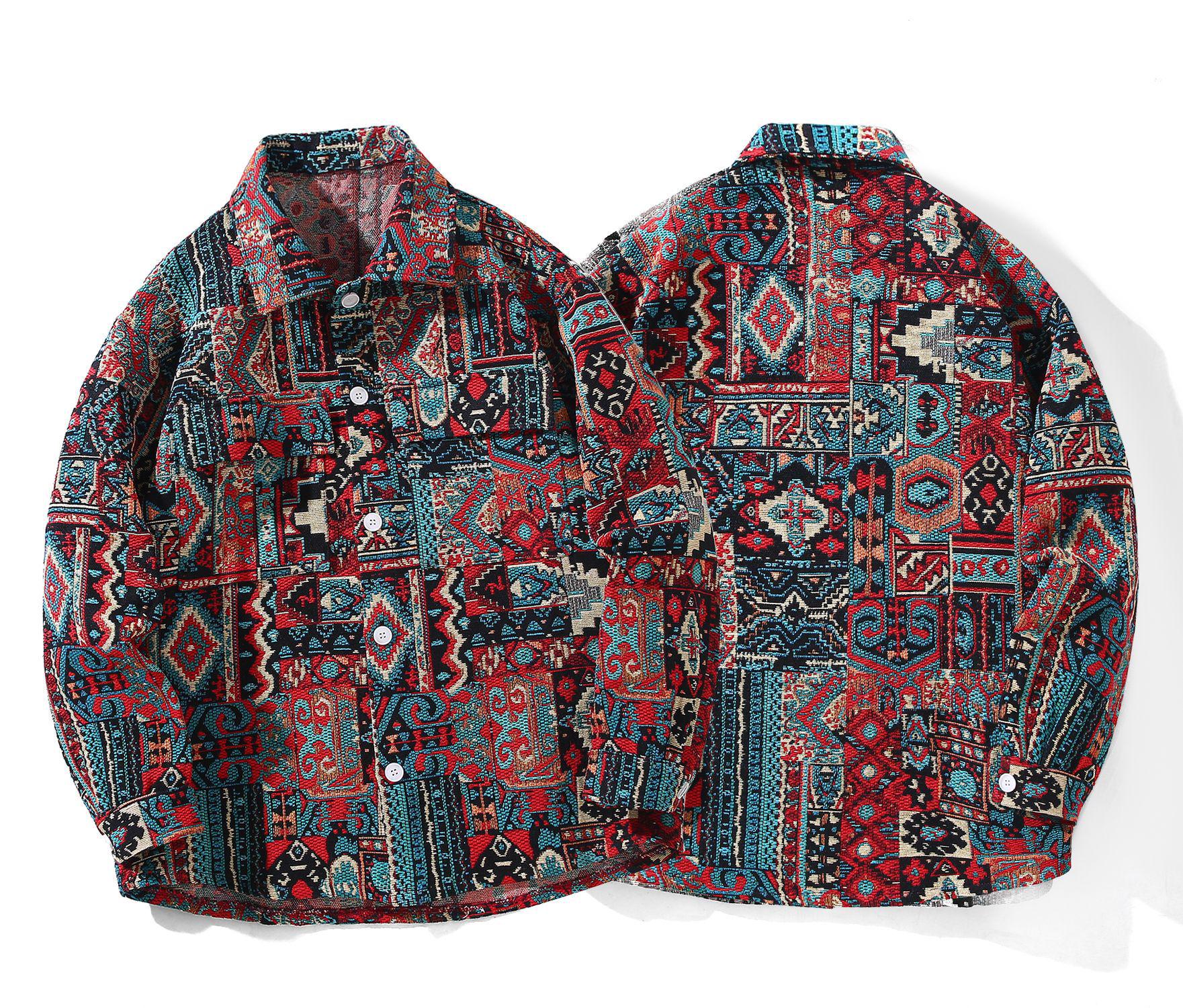 

Одежда этнического стиля больших размеров, куртка 370 - модная брендовая одежда для мужчин 6XL красный