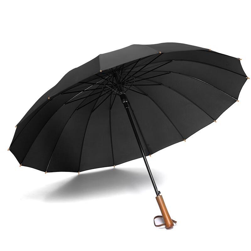 Kadeno Large 16-Rib Wood Handle Golf Umbrella