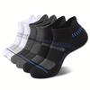 Men's Breathable Cotton Mesh Short Socks - Sweat Absorbent, Low-Cut, for All Seasons