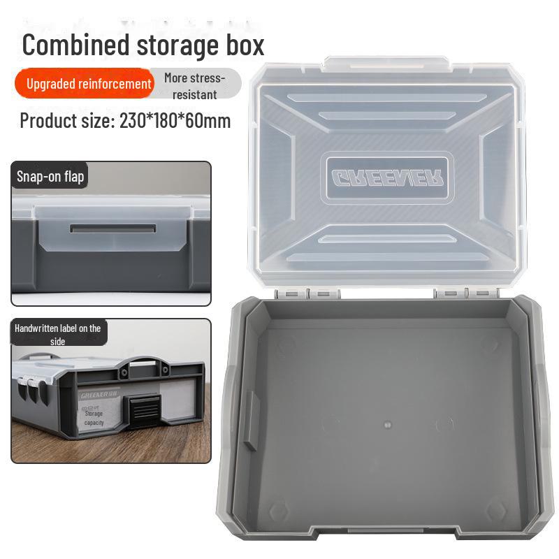 Многофункциональный пластиковый ящик для хранения Green Forest для оборудования и мелких деталей 1155₽